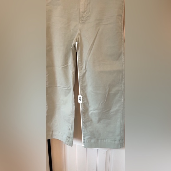 Gap wide Leg crop Girl Friend chino size 8 - Picture 10 of 17